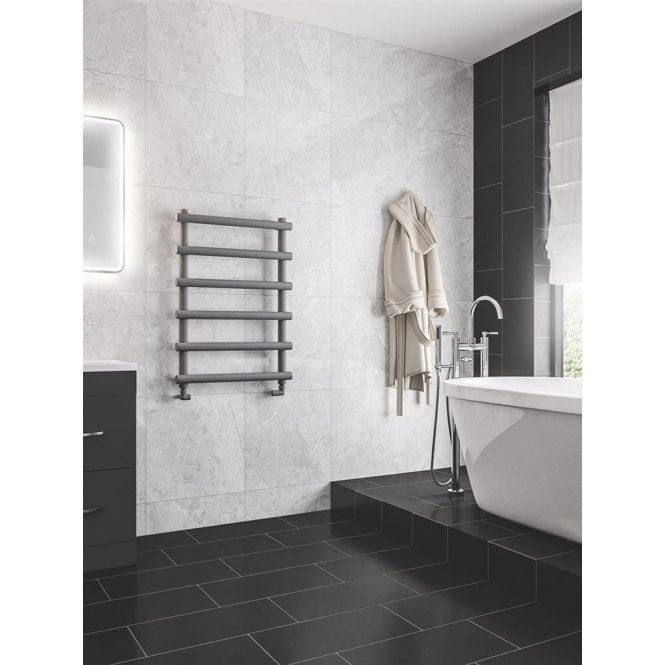 Eastbrook  Marlow 850mm x 600mm Towel Rail Matt Grey   89.0513