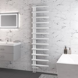 Eastbrook Marlow E-Style 1750mm x 500mm Towel Rail Matt White   89.0811