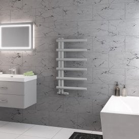 Eastbrook Marlow E-Style 850mm x 500mm Towel Rail Matt Grey   89.0819