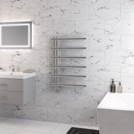 Eastbrook Marlow E-Style 850mm x 600mm Towel Rail Chrome   89.0832