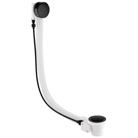 Eastbrook Matt Black Bath Pop Up Waste & Overflow   98.1004