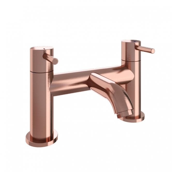 Eastbrook  Meriden Bath Filler With A Curved Spout Brushed Bronze 98.4016