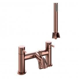 Eastbrook Meriden Bath Shower Mixer With Handset - Hose & Holder Brushed Bronze 98.4017
