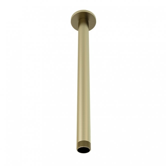 Eastbrook  Meriden Ceiling Mounted Shower Arm 300mm Brushed Brass   98.2101