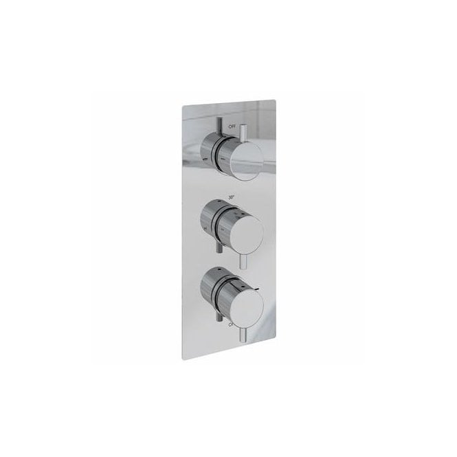 Eastbrook  Meriden Concealed Triple Thermostatic Shower Valve Chrome   98.2074