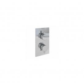 Eastbrook Meriden Concealed Twin Thermostatic Shower Valve Chrome   98.2071