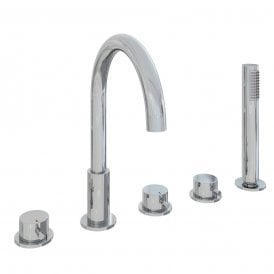 Eastbrook Meriden Five Hole Deck Mounted Bath Shower Mixer Chrome   98.2041