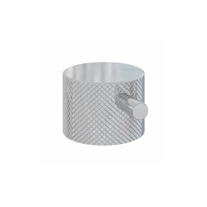 Eastbrook  Meriden Full Knurling Brass Handle With Round Lever For Wall Mounted Thermostatic Shower Valve Chrome   98.2077
