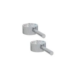 Eastbrook Meriden Full Knurling Brass Single Handle With Round Lever For Freestanding Bath Tap Chrome   98.2061