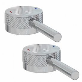 Eastbrook Meriden Half Knurling Brass Single Handle With Round Lever For Freestanding Bath Tap Chrome   98.2064