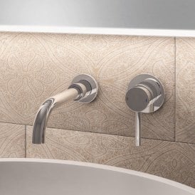 Eastbrook Meriden Wall Mounted Basin Mixer Chrome   98.2007