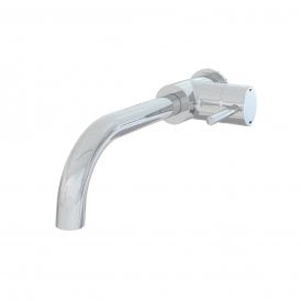 Eastbrook Meriden Wall Mounted Curving Spout Single Lever Side Action Basin Mixer (New) Chrome 98.4013