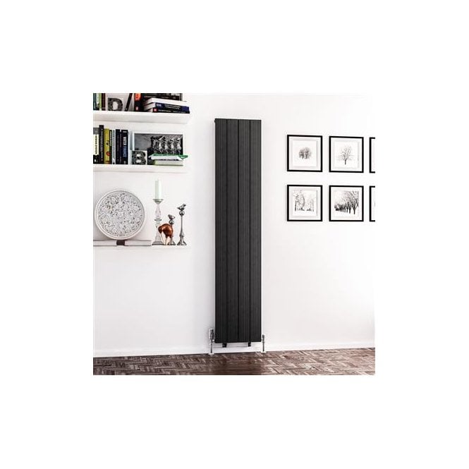 Eastbrook  Mersey 1800mm x 375mm Aluminium Radiator Matt Anthracite   41.0455