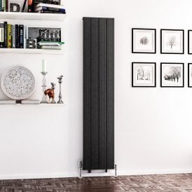 Eastbrook Mersey 1800mm x 375mm Aluminium Radiator Matt Anthracite   41.0455