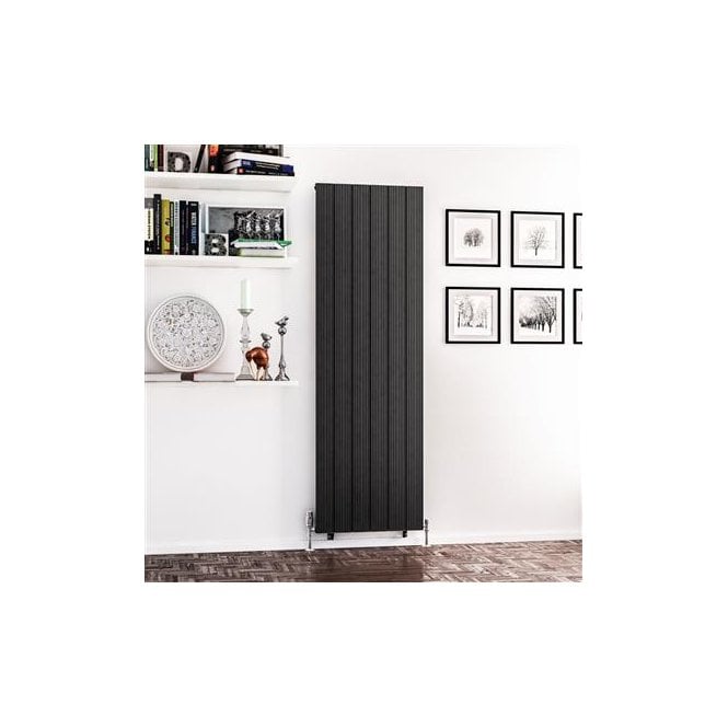 Eastbrook  Mersey 1800mm x 565mm Aluminium Radiator Matt Anthracite   41.0457