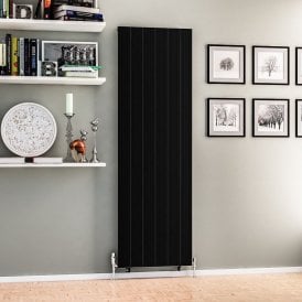 Eastbrook Mersey 1800mm x 565mm Aluminium Radiator Matt Black   41.0462