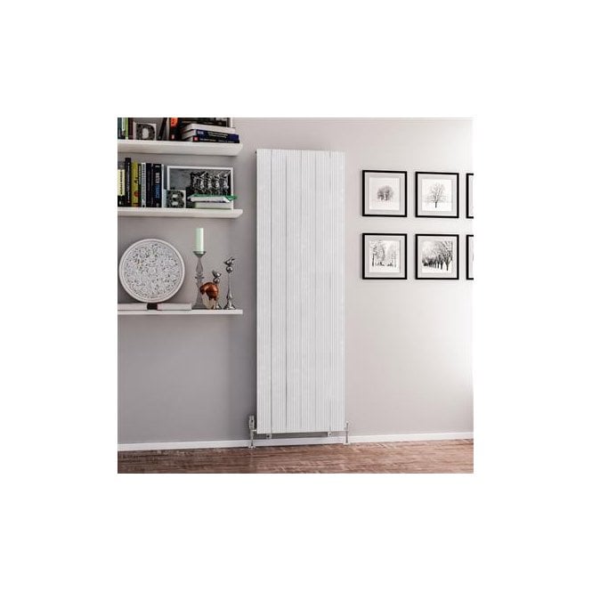 Eastbrook  Mersey 1800mm x 565mm Aluminium Radiator Matt White   41.0452