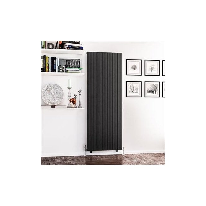 Eastbrook  Mersey 1800mm x 660mm Aluminium Radiator Matt Anthracite   41.0458
