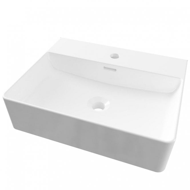 Eastbrook  Moat 500mm x 400mm Sit On Basin White 103.044