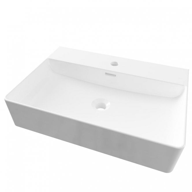 Eastbrook  Moat 600mm x 420mm Sit On Basin White 103.045