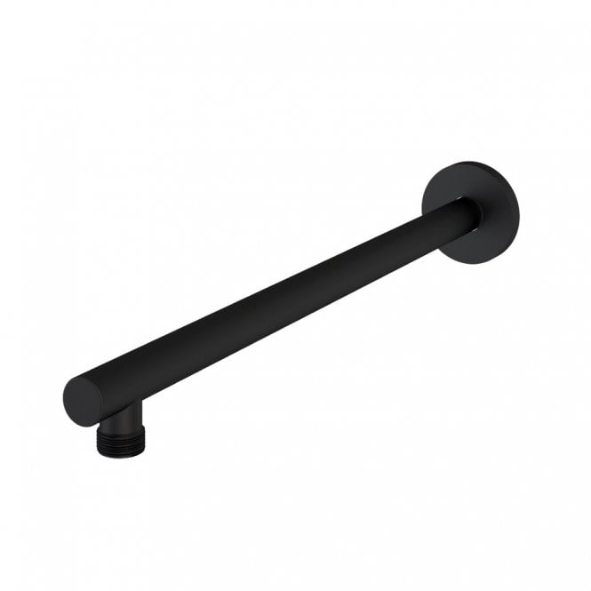 Eastbrook  Modern Round Fixed Overhead Shower Arm Matt Black   60.1014