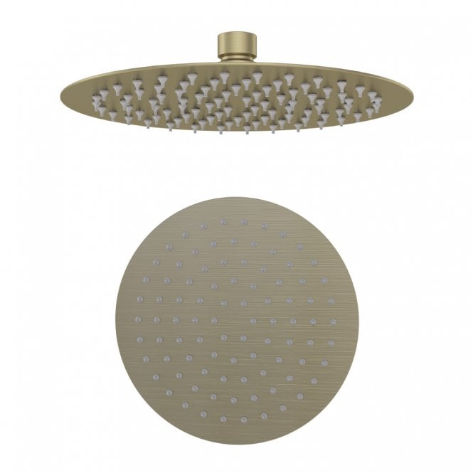 Eastbrook  Modern Round Overhead Shower Head Brushed Brass   60.1022