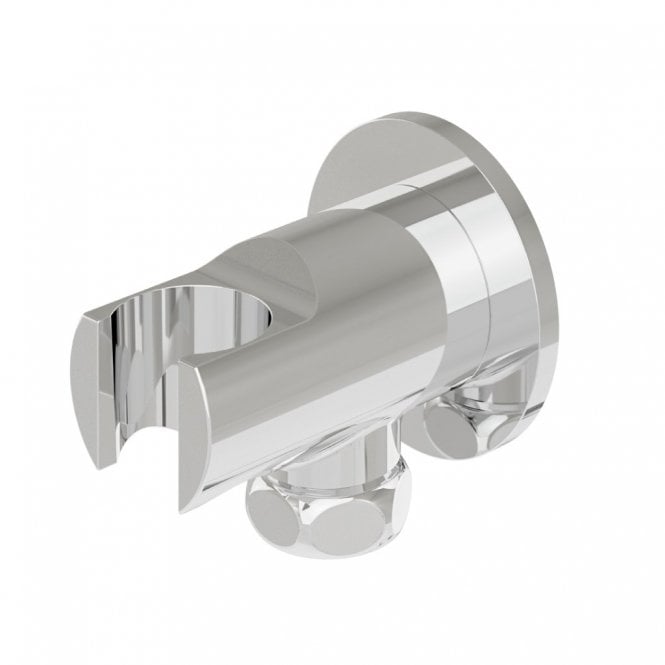 Eastbrook  Modern Round Wall Elbow & Shower Handset Holder Chrome   60.1012