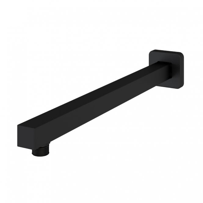 Eastbrook  Modern Square Fixed Overhead Shower Arm Matt Black   60.1034