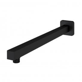 Eastbrook Modern Square Fixed Overhead Shower Arm Matt Black   60.1034