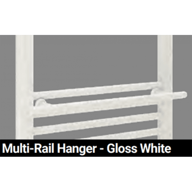 Eastbrook  Multirail Straight Towel Hanger 750mm Gloss White   101.0026