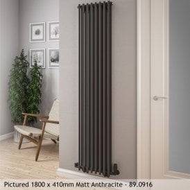 Eastbrook Murano 1800mm x 510mm Radiator Matt Black   89.0924