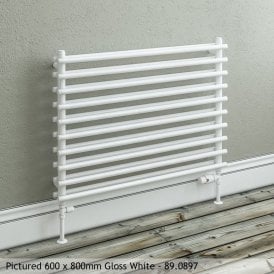 Eastbrook Murano 600mm x 1000mm Radiator Gloss White   89.0898