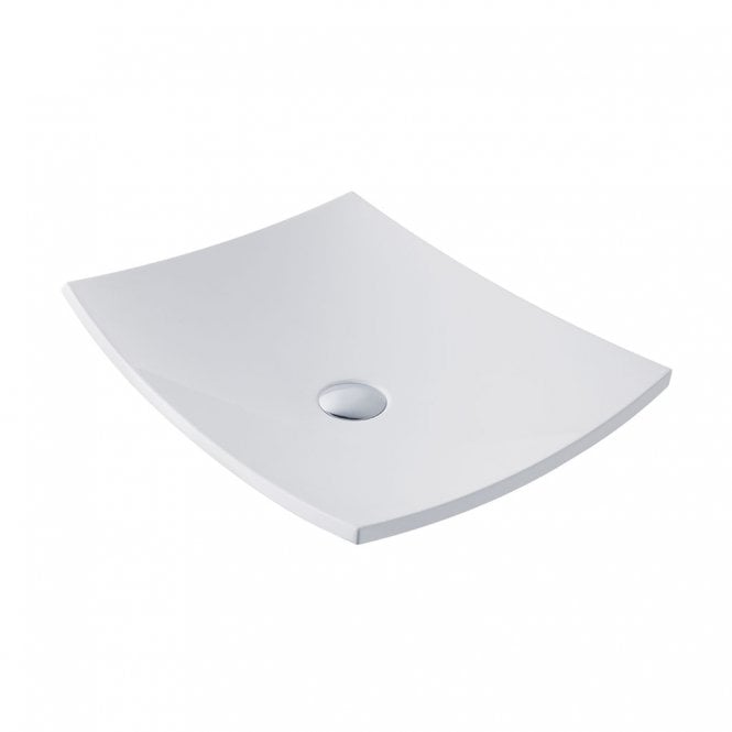 Eastbrook  Natura 50cm x 40cm Cast Marble Sit On Basin White   51.030