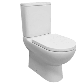 Eastbrook Osterley Comfort Height BTW Close Coupled Eco Vortex Pan   26.0272