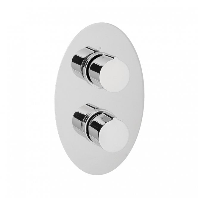 Eastbrook  Oval Twin Plate Round Rings Chrome   68.0005