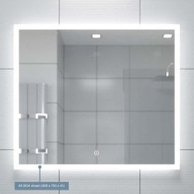 Eastbrook Pegella 600mm x 800mm x 45mm LED Mirror   40.0033