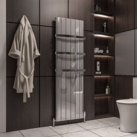 Eastbrook Peretti 1800mm x 565mm Aluminium Radiator Polished Aluminium   86.0290