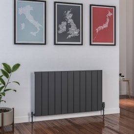 Eastbrook Peretti 600mm x 1040mm Aluminium Radiator Matt Anthracite   86.0072