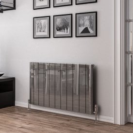 Eastbrook Peretti 600mm x 1040mm Aluminium Radiator Polished Aluminium   86.0183