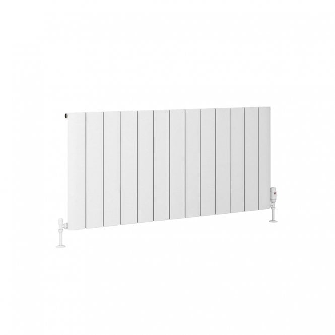 Eastbrook  Peretti 600mm x 1230mm Aluminium Radiator Matt White   86.0074