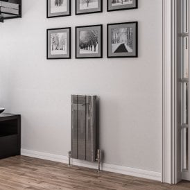 Eastbrook Peretti 600mm x 280mm Aluminium Radiator Polished Aluminium   86.0176