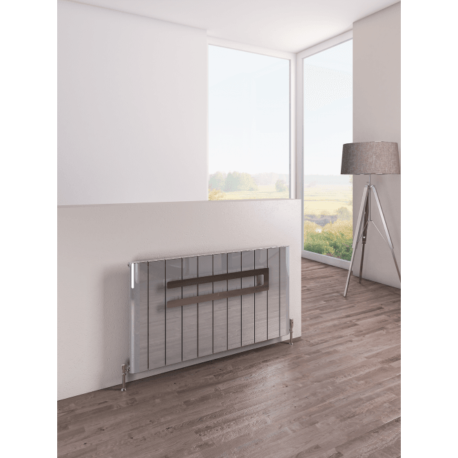 Eastbrook  Peretti 600mm x 470mm Aluminium Radiator Polished Aluminium   86.0180
