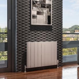 Eastbrook Peretti 600mm x 850mm Aluminium Radiator Matt White   86.0068