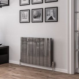 Eastbrook Peretti 600mm x 850mm Aluminium Radiator Polished Aluminium   86.0182