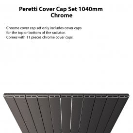 Eastbrook Peretti Cover Cap Set 1040mm Chrome   86.0130