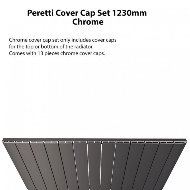 Eastbrook  Peretti Cover Cap Set 1230mm Chrome   86.0131