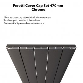 Eastbrook Peretti Cover Cap Set 470mm Chrome   86.0127