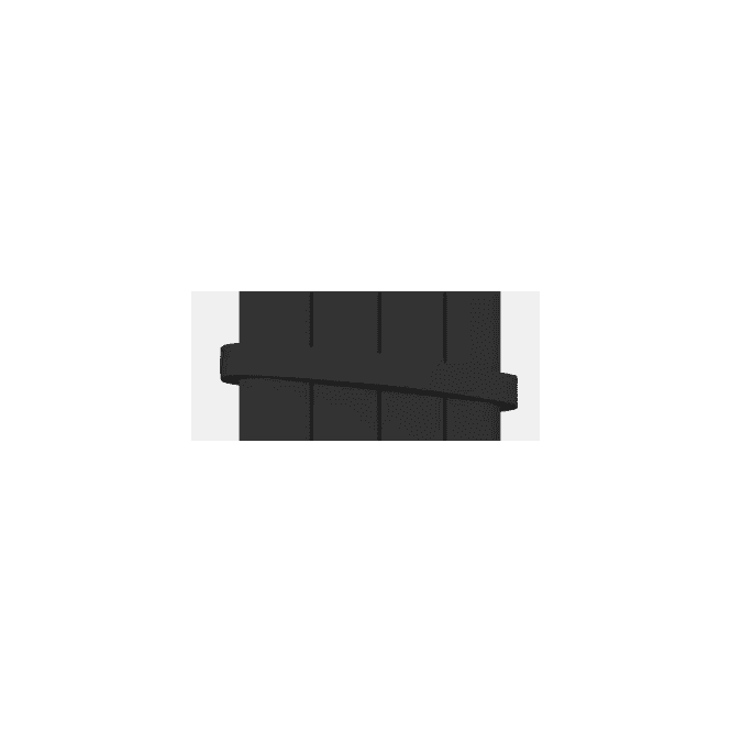 Eastbrook  Peretti/Withington Towel Hanger 280mm Matt Black   89.0192
