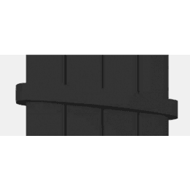 Eastbrook Peretti/Withington Towel Hanger 280mm Matt Black   89.0192