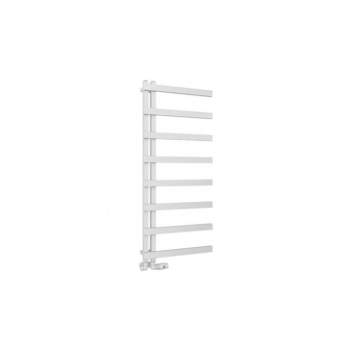 Eastbrook  Platani 1150mm x 500mm Towel Rail Matt White   89.1330
